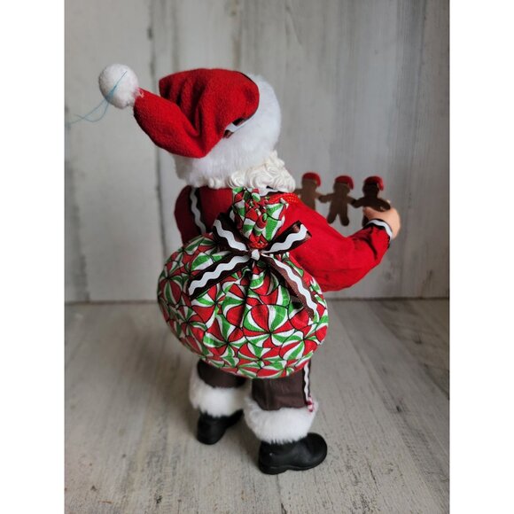 Clothtique possible dreams Santa Claus garland gingerbread man‎ Xmas figure - Picture 4 of 7